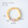 Pulseira Guofeng topázio bege ametista chinesa nova pulseira de círculo único corajosa recursos financeiros pulseira de círculo único atacado de joias femininas