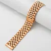 Para Apple Watch Pulseira de Cinco Contas Aço Inoxidável Sólido Huawei Samsung iwatch6 Pulseira Inteligente
