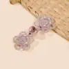 Botón de Cheongsam con flor de rosa de cristal, botón hecho a mano para traje Tang, Hanfu, vestido de alta gama, nuevo accesorio decorativo de estilo chino