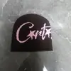 Chapéu de Tricô Jacquard com Letra Novo para Outono e Inverno para Homens e Mulheres, Versátil Quente Hip-Hop Chapéu para Frio Chapéu Pulôver, Moderno e Fashion