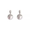 Brincos de Bolas de Metal Trefilado Únicos de Nicho Luxo Leve Sofisticados Elegantes Refrescantes Moda Brincos Versáteis