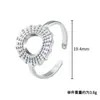 Anillo Abierto de Acero Inoxidable Estilo Coreano para Mujer, Diseño Único Minimalista de Lujo Ligero de Nicho, Moda Europea y Americana para el Trabajo