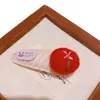 Hd11182A02 Ovelha Bola de Feltro Feita à Mão Tomate Grampo de Cabelo Par Desenho Animado Fofo Criativo Grampo para Franja Lateral