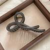 Nuevo Estilo Elegante Simple Pinza de Agarre de Lazo Grande Pinza de Tiburón Pinza de Agarre para Cabello de la Parte Trasera de la Cabeza Sentido Avanzado Horquilla de Disco Accesorios para el Cabello
