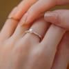 Nuevo Anillo de Perla de Agua Dulce Natural Plata de Ley s925 Versátil Elegante Revela Manos Anillo Abierto de Perlas Finas Ajustable