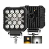 Lâmpada de trabalho LED quadrada 30W lâmpada auxiliar de engenharia farol de retrofit holofote de engenharia