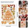 CM2408010 calcomanía de juguete de hombre de jengibre navideño interactiva para padres e hijos fiesta de cumpleaños de dibujos animados para niños transfronteriza