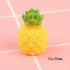 Nuevo juego de comida tridimensional mini simulación fruta resina pegamento crema carcasa de teléfono móvil accesorios pinza para el cabello adornos creativos lindos
