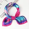 Lenço de Seda para Vestuário de Negócios Banco Celular Roupa de Trabalho Decoração Feminina Estampado Quadrado Pequeno e Médio Fabricante Atacado 50