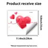 Amazon Transfronterizo Día de San Valentín Acuarela Creativo Temática de Amor Dormitorio Baño Inodoro Decoración Pegatinas de Pared Autoadhesivas Venta al por Mayor