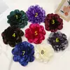Acessórios de Roupa Corsage Cetim Brilhante Acessórios de Camélia Flores de Tecido Artesanais Corsage DIY Broche Joias Lote