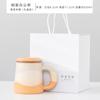 Taza de Té de Estilo Chino con Separación de Té y Agua, Tapa y Filtro para Uso Doméstico o de Oficina, Taza de Cerámica para Beber Té, Taza Unisex
