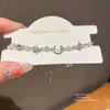 Pulseira Aberta Geométrica de Zircônia Irregular em Forma de Losango Nicho Simples Ins Pulseira Fashionável de Alta Qualidade Versátil