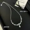 Collar de Plata de Ley S925 con Colgante de Aguamarina y Perla Natural de Agua Dulce, Joyería Irregular de Plata Rota de Alta Gama