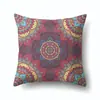 Decoração de Casa Textura Geométrica Mandala Fronha de Poliéster Sem Enchimento!