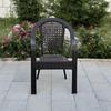 Silla de ratán Silla con respaldo para adultos Silla especial para personas mayores Sillón Sala de estar Ocio Silla de ratán Silla para exteriores Tejida