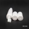 Tubo de plástico blanco para lápiz de cejas con cepillo material de embalaje cosmético redondo giratorio tira de polvo tubo vacío suministro