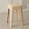 Taburete de Plástico Engrosado para Uso Doméstico, Extra Grueso, Moderno y Simple, Apilable, Cómodo para Estar Sentado Largo Tiempo, Taburete Alto Redondo, Banco