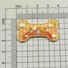 Parche Grande de Acrílico Hueso de Perro Dopamina Pasador Lazo Funda para Teléfono Broche Hebilla de Zapato Imán para Nevera Di