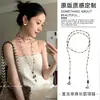 Colar de cerâmica retrô boêmio feminino, novo estilo chinês, exótico, étnico, de alta qualidade, acessórios de corrente longa para suéter
