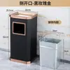 Bote de Basura de Acero Inoxidable para Vestíbulo de Hotel, Columna para Colillas de Cigarrillo, Cubo Apaga Humo con Cenicero, Área para Fumar al Aire Libre, Entrada de Ascensor, Vertical