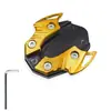 Adecuado para Yamaha Nmax155 Xmax300 Caballete Lateral Modificado, Reposapiés Ampliado, Almohadilla Antideslizante para Caballete Lateral, Almohadilla Antideslizante Lateral