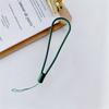 Lanyard de silicone de fábrica, cordão de pulso para celular com padrão de grade, cordão curto anti-perda anti-queda, pingente para U disk e chave