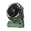 Ventilador Externo Transfronteiriço Portátil Grande Capacidade Carregamento de Velocidade Contínua Ventilador de Acampamento Iluminação de Barraca de Pesca Camping