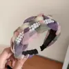2026 Verão Novo Estilo Cano Alto Retrô Antiderrapante Faixa de Cabeça de Aba Larga para Mulheres Acessório de Cabelo Versátil