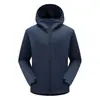 Jaqueta Soft Shell Elástica para Homens e Mulheres, Casaco com Capuz Resistente ao Vento e ao Desgaste para Uso ao Ar Livre, Roupa de Equipe, Roupa de Trabalho, Personalizável com Logo