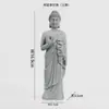 Decoración de Sala de Té con Flores para Jardinería Estilo Chino, Adorno para Acuario Sakyamuni, Figura de Buda para Entrada del Hogar