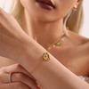 Pulsera MAMMA Amor Letras Misteriosas Zircón Super Brillante Hecho a Mano Incrustado Temperamento Nicho Estilo Europeo y Americano Joyería Nueva