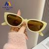 Gafas de Sol de Moda Europeas y Americanas Nuevas para Mujer 2026, Estilo Trendy Ins, Estilo Chica Popular de Celebridad de Internet, Forma de Ojo de Gato, Cara Pequeña, Gafas de Sol con Protección UV