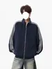 Cárdigan sudadera clásico de peso pesado estilo americano, unisex, colección otoño 2026, corte holgado, estilo para parejas, ropa exterior deportiva y casual