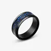 Anillo de Acero Inoxidable con Patrón de Dragón Acero de Titanio Anillo de Pareja Dominante Joyería de Moda Anillo Liso Joyería Transfronteriza para Hombres y Mujeres