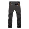 Novas Calças de Secagem Rápida para Homens, Calças de Caminhada para Esportes ao Ar Livre de Verão, Calças Softshell Finas de Primavera e Outono, Respiráveis, Largas, Tamanho Plus, Transfronteiriças