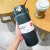 Taza Térmica de Acero Inoxidable de Gran Capacidad con Correa y Popote, de Moda