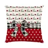 Funda de Almohada Navideña de Pascua Transfronteriza Cojín para Coche Sofá Oficina Nórdica Lino Funda de Cojín Poliéster