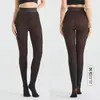 Leggings Térmicos Gruesos de una Pieza sin Entrepierna, Forrados de Polar Fino de Alta Calidad Tk para Otoño e Invierno para Mujer, Talla Grande, Adecuados para Usar Afuera