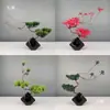 Decoración de Plato de Sashimi, Guarnición de Plato Frío para Catering de Hotel, Decoraciones de Flores y Hierbas de Plástico para Platos, Adornos Pequeños, Flor de Ciruelo de Invierno