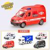 Brinquedos Infantis Douyin Carro de Inércia para Menino Modelo de Veículo de Engenharia Artificial Ambulância Carro de Brinquedo de Corrida de Barraca de Rua