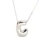 Amazon Caliente 18k Globo Dorado Burbuja Lindo Gordito 26 Colgante de Alfabeto Inglés Collar Mujer
