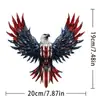 Decoración de Interiores Americana Águila Transfronteriza 2026 Escultura Dorada Bandera Independiente Acrílico Decoración para Colgar en la Pared de Venta Caliente Obra de Arte