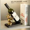 Rack de Vinhos Criativo e Luxuoso Pequenos Enfeites para Sala de Estar, Hall de Entrada da Casa, Aparador, Gabinete de TV, Decorações para Gabinete de Vinhos para o Verão