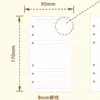 Novo caderno de folhas soltas A6 com bolinhas rosa, alto valor estético, caderno de couro, planejador portátil para estudantes