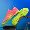 Chuteiras de futebol infantis para meninos, adolescentes e meninas, com travas TF, travas longas AG, sapatos esportivos para treino de competição, de todo o mundo