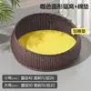 Nido de Gato de Ratán, Adecuado para Todas las Estaciones, Semicerrado para una Sensación de Seguridad, Cesta Tejida Hecha a Mano para Gatos, Súper Grande y Fresca para el Verano