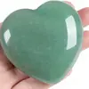 Venta Caliente Transfronteriza 6cm Piedra Preciosa Natural Forma de Corazón Cristal Rosa Forma de Durazno Piedra en Bruto Adorno DIY