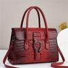 Bolso de Mujer de Comercio Exterior Bolso Popular Patrón Cocodrilo Bolso de Mujer Textura de Alta Gama 2023 Nuevo Bolso Bandolera de Un Solo Hombro Venta al por Mayor