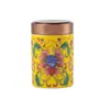 Latas de Chá Cerâmica Esmaltada Mini Caixa de Chá Tampa de Lata Latas Seladas Doméstico Viagem Conjunto de Chá Latas de Chá Portáteis Pequenas